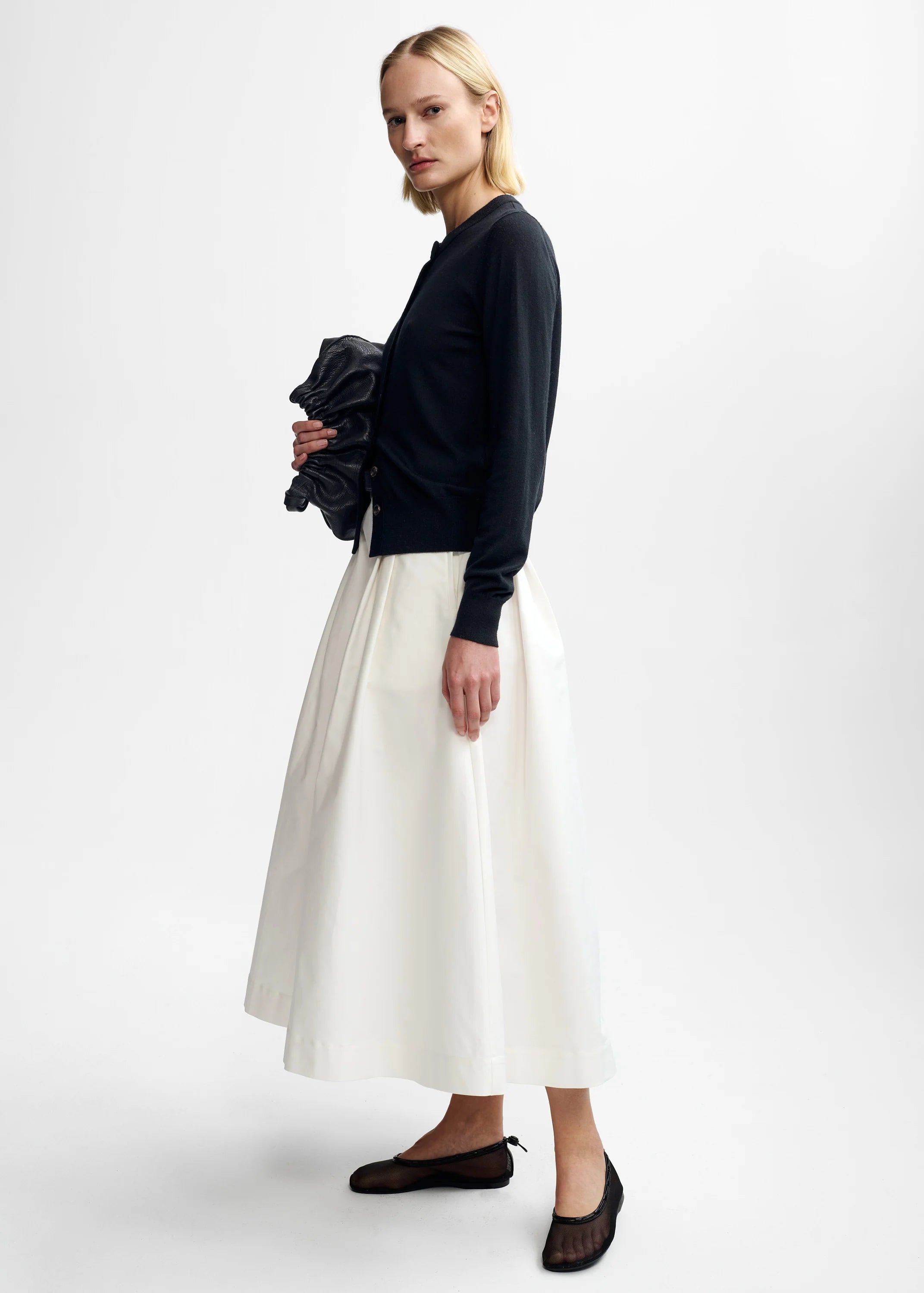 ROSE MERINO WOOL CARDIGAN