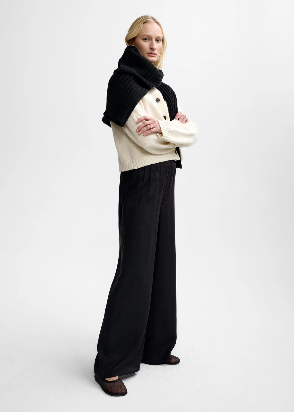 SADIE MERINO WOOL CARDIGAN