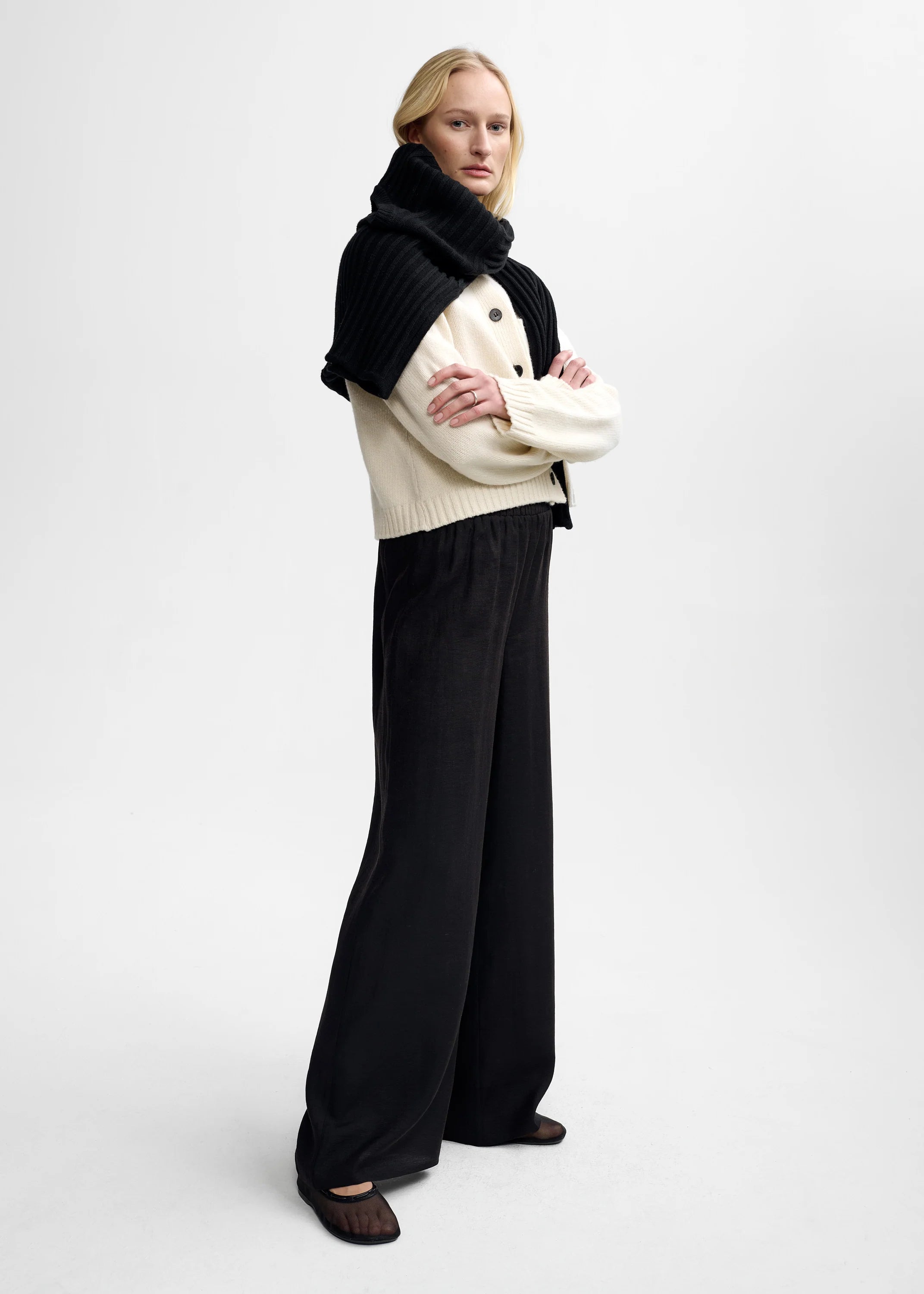 SADIE MERINO WOOL CARDIGAN